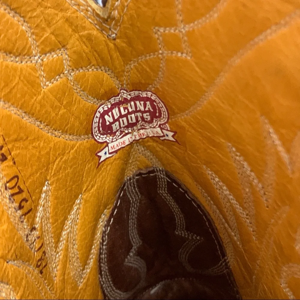 Nocona Cowboy Western Boots Men’s Size 9 Women’s Size 10.5 - Picture 12 of 14